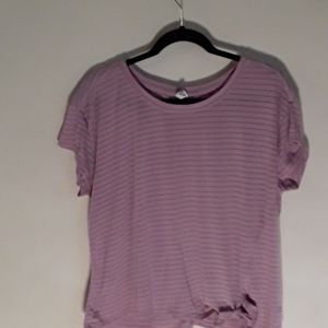 Champion striped yoga shirt